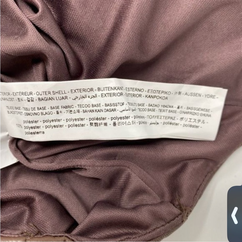 Zara brown faux leather strapless bodysuit bloggers fav body on NWT Medium - Picture 15 of 16